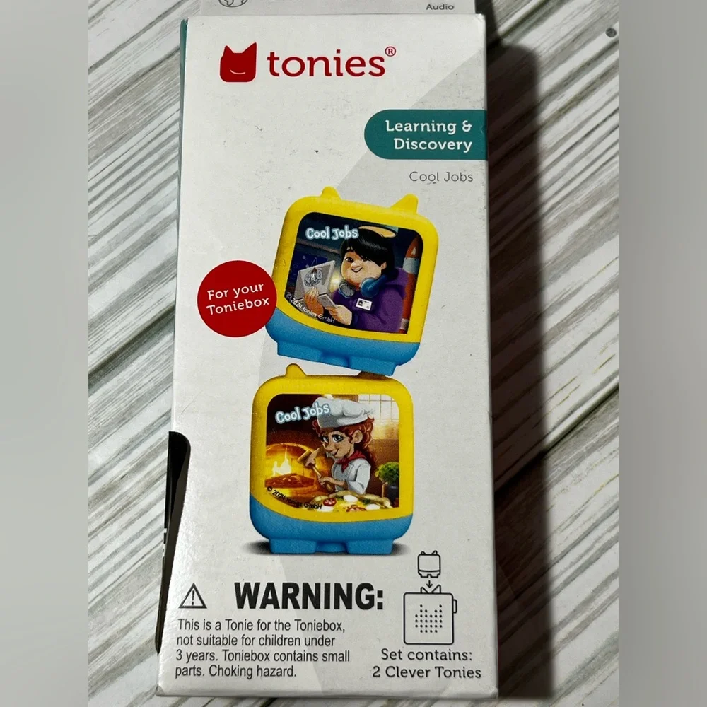 Tonies Clever Cool Jobs Audio Pack‎ learning & discovery set contains 2 tonies